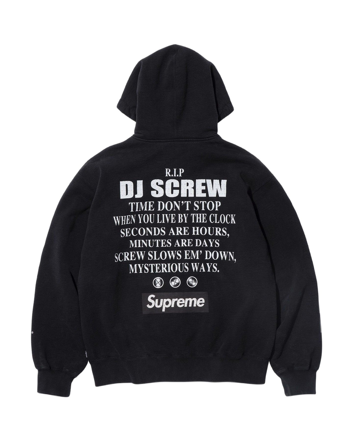 Supreme/DJ Screw Zip Up Hooded Sweatshirt view 4